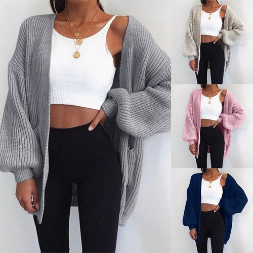 Cardigan donna maglia - , grossa