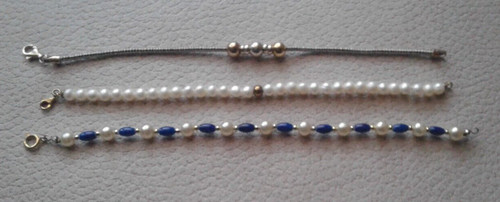 Tris bracciali acciaio - tris,