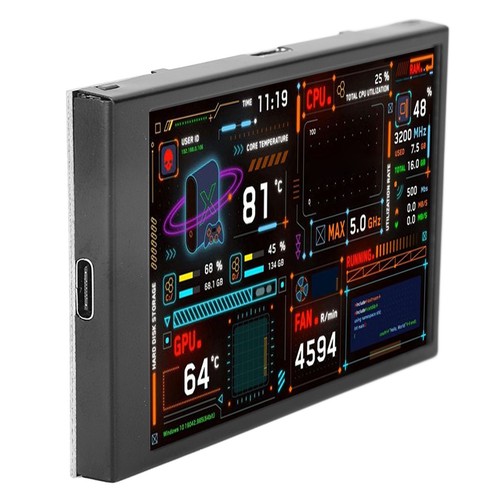 Computer temp monitor 5in - temp, 3.5in