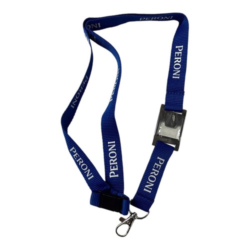 Peroni beer blue lanyard - beer, with