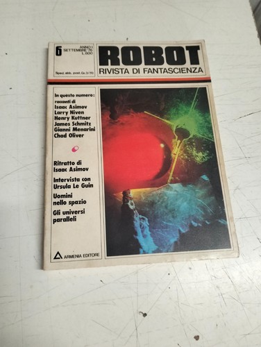 Robot rivista fantascienza - rivista, di
