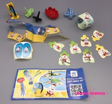 SERIE COMPLETA KINDERINO SPORT ACCESSORI + 4 BPZ KINDER BRASILE 2017/2018