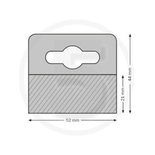 Ganci per blister autoadesivi