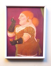 Quadro donna botero con - donna, di