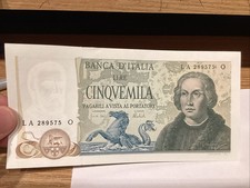 Italy 1971 5000 - pick, 102b