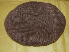 Rival - Coppola 7 Berretto, Beige, pied poule, lana e caschemere, tg 56, usato