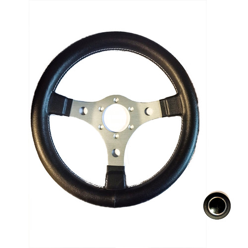 Volante sportivo argento - volante,