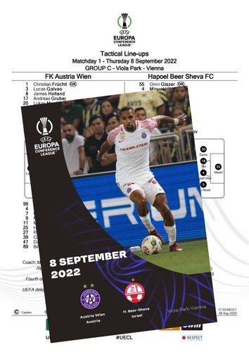 Austria wien vienna hapoel - wien,