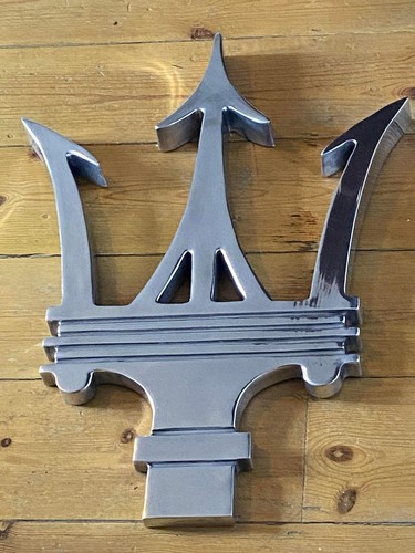 Maserati dealership sign - maserati,