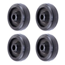 Set 4 Ruote Nylon per Tapis