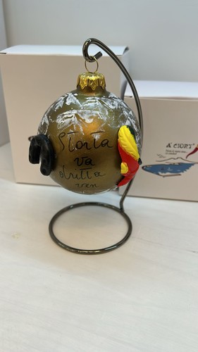 Palla natale oro - di, con