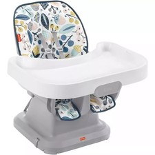 Fisher-Price SpaceSaver Seggiolone Semplice Pulito con Vassoio Avvolgente per Piatti Profondi,