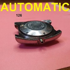 cassa uomo orologio 36,2 x 40,3 mm watch old case back stainless steel vintage