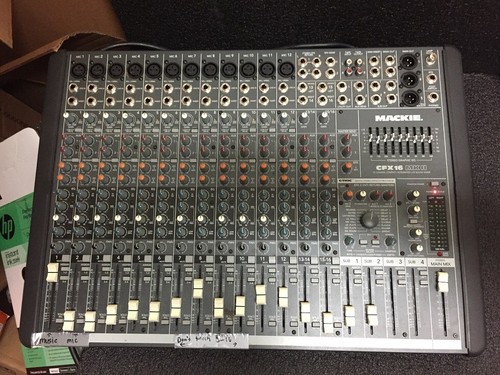 Mixer mackie cfx16 - mixer,