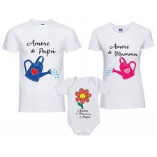 Coppia T-shirt Body tutina