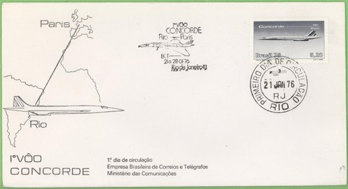 Brasile 1976 concorde - brasile,
