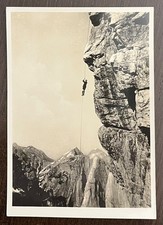 Vecchia Foto Cartolina Cordata dal Croz del Rifugio - Madonna di Campiglio - FG