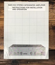 Manuale di servizio amplificatore NAD modello 3150 *originale*