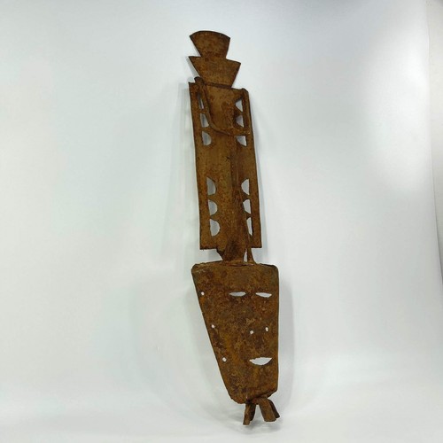 Maschera ferro dogon mali - di,