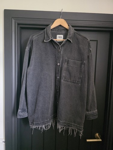 Giacca shacket denim zara - shacket,