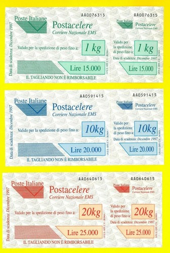 Italia 1997 posta celere - 1997,