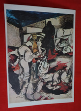 Renato Guttuso Fotolitografia Da Gott mit uns 1944 stampa