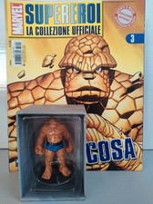 MARVEL LA COLLEZIONE UFFICIALE N° 3 LA COSA STATUETTA FASCICOLO POSTER EAGLEMOSS