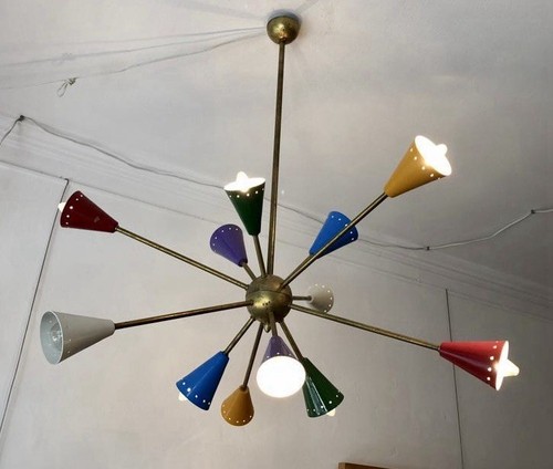 Chandelier sputnik vintage - chandelier,