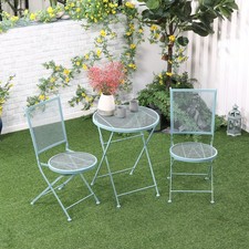 Outsunny set bistrot pezzi - set, 3