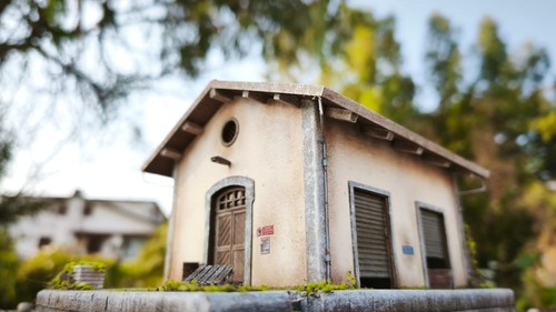 Plastico edificio ferroviario - edificio,