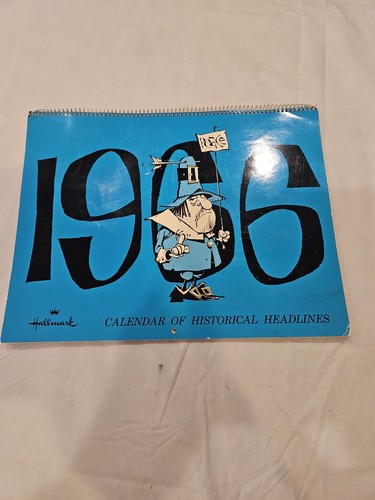 Raro calendario 1966 punzone - calendario,