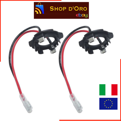 Supporto adattatore 2pz led - supporto, h7