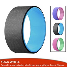 YOGA CIRCLE WHEEL CERCHIO PER ALLENAMENTO YOGA PILATES AEROBICA ANELLO ROLLER