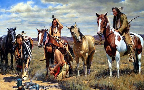 Cheyenne cacciatori indiani - cheyenne, d'