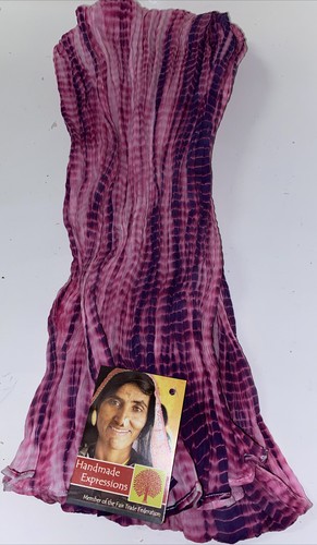 Nuova sciarpa cotone batik