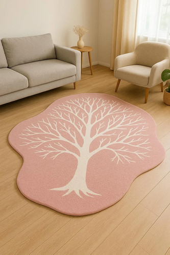 Tappeto albero rosa - ,