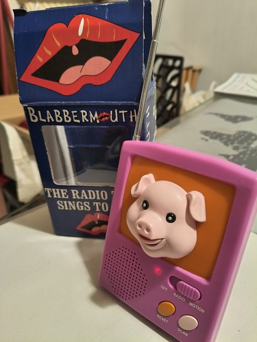 Rara radio parlante maialino - radio,