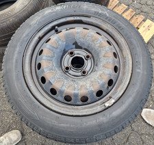 Set 4 Cerchi Ferro 15 Pollici Fiat Lancia 4 Gomme Riken 175/65R15 84T M+S