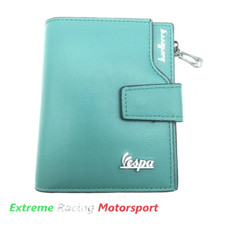 PORTAFOGLIO TOP QUALITY IN ECOPELLE MULTITASCA GREEN LOGO VESPA CM 12,5X10
