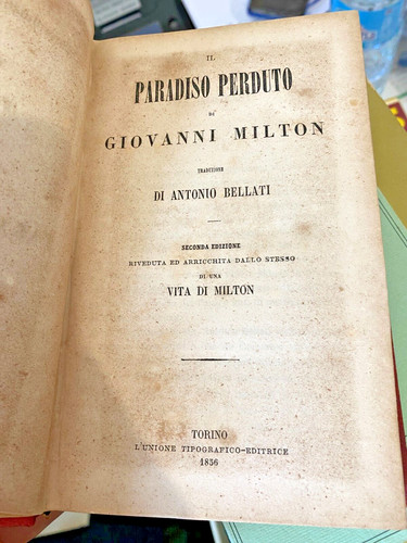 Milton paradiso perduto - perduto,