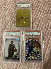 3 NBA Cards graded 10/10 - Paul George; Kevin Durant; Kobe Bryant
