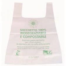 500 SACCHETTI BUSTE SHOPPER SPESA MAXI 30x60 BIODEGRADABILI COMPOSTABILI 10,5gr