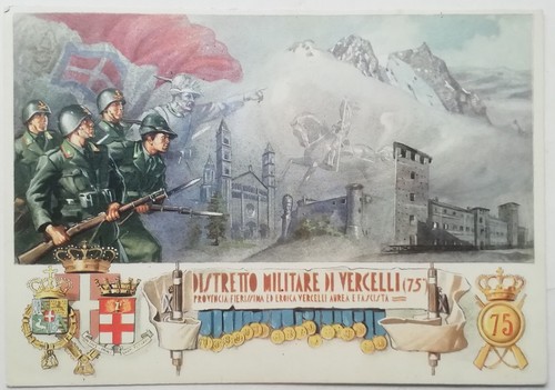 Cartolina distretto militare - cartolina,