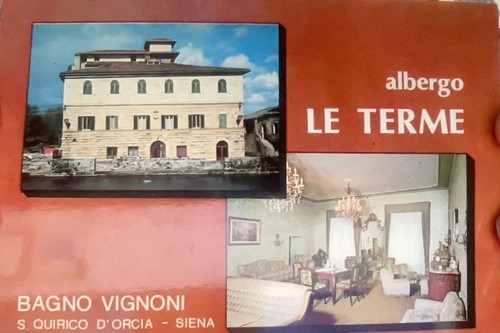 Cartolina bagni vignoni - cartolina,