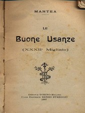 LE BUONE USANZE LIBRI