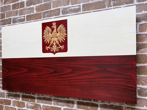 Bandiera legno - in,