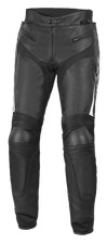 BÜSE Dervio Pantaloni In Pelle Nero/Bianco Taglia 58