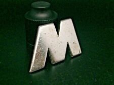 BMW LETTERA M LOGO SCUDO SIGLA EMBLEMA FREGIO STEMMA SCRITTA TARGHETTA BADGE