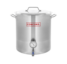 CONCORD Bollitore per birra domestica in acciaio inox pentola stock (raccordi senza saldatura)