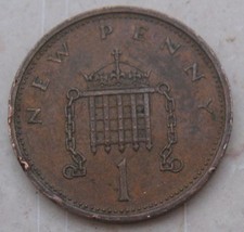 1 New Penny Elisabetta II  1971 - n 1044